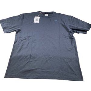 Gymshark Mens Oversized Fit Power T-Shirt M Blue Sport wear  Fitness Gym NWT fit